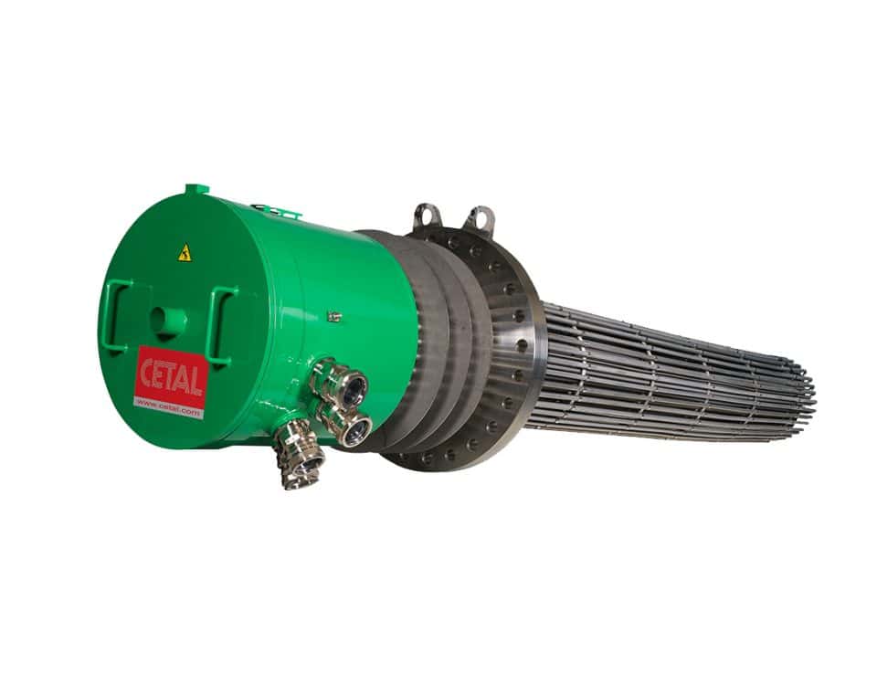 CETAL flange immersion heaters