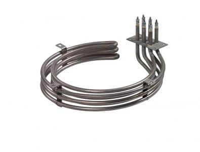 Bended heating elements